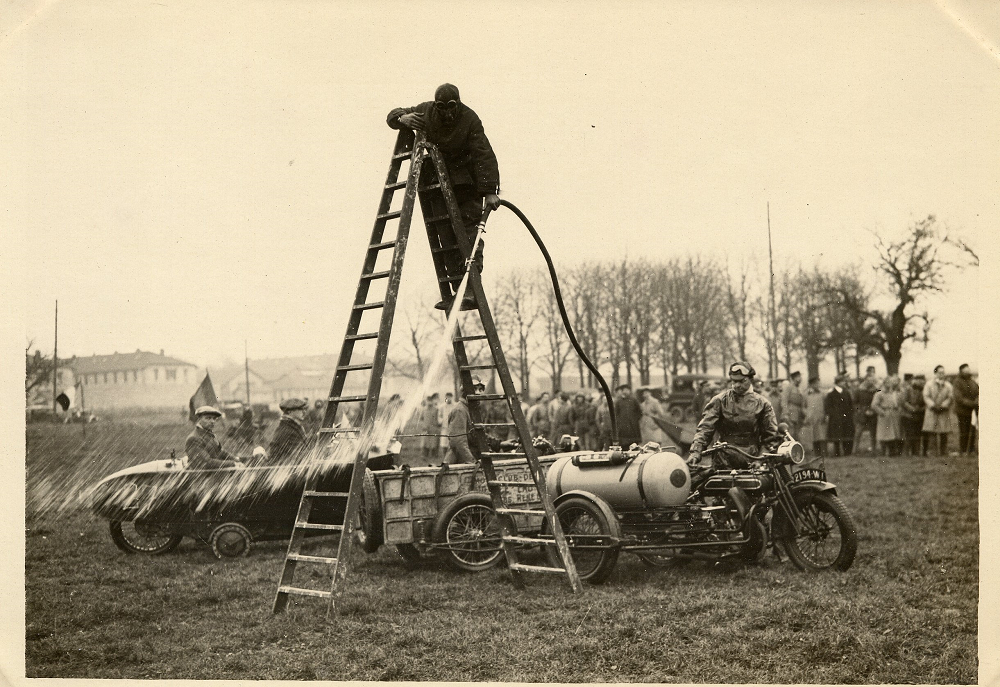 René Gillet side Car Pompier type G